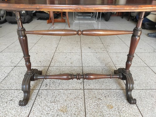 Antique oval smoking table - smoking,