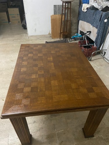 Antique solid oak - solid, table