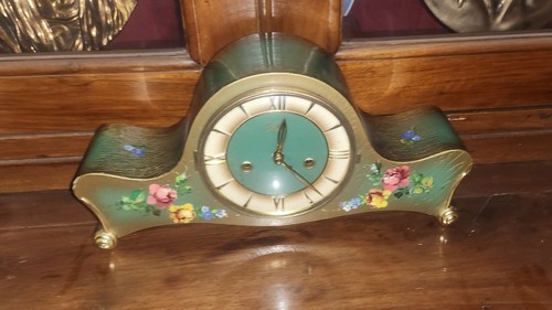 Antique fireplace clock - antique,