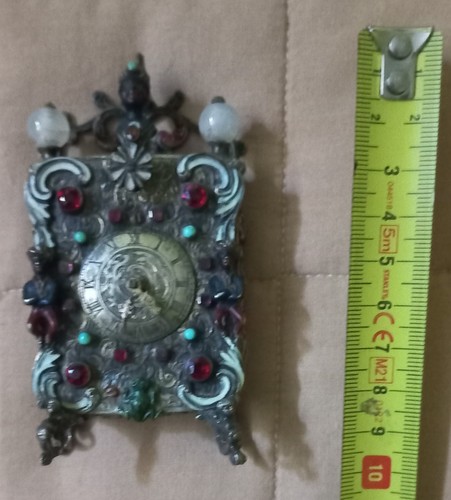 Antique viennese table clock - antique,