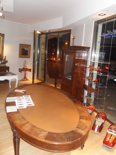 Antique neapolitan oval table - antique,