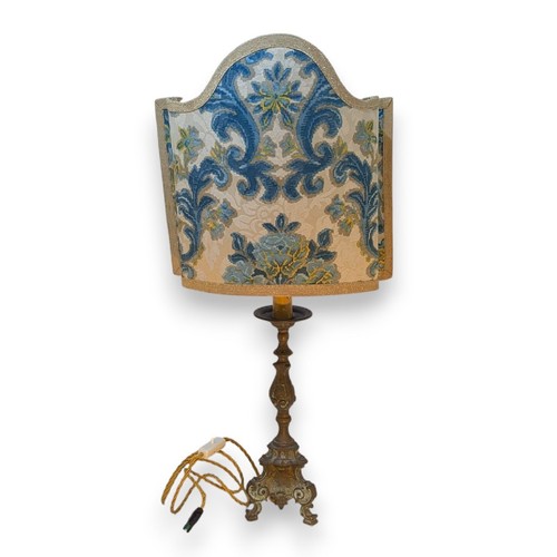 Antique bronze candlestick - antique,