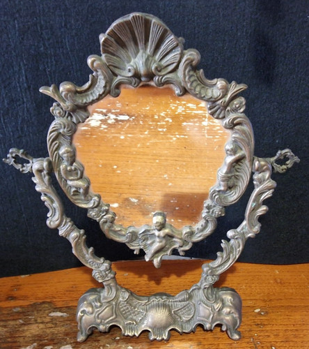 Antique style bathroom psyche - bathroom,