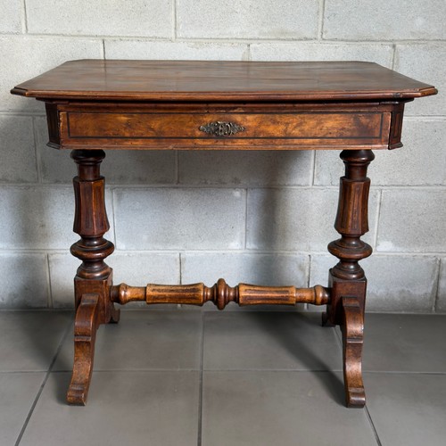 Antique solid wood - solid, table
