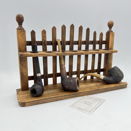 Antique wooden tabletop pipe - antique,