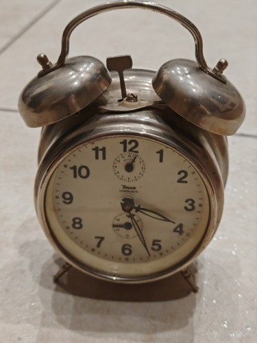 Vintage table alarm clock - vintage,