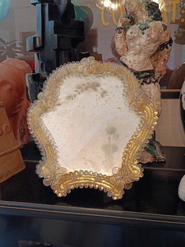 Antique venetian murano mirror - antique,