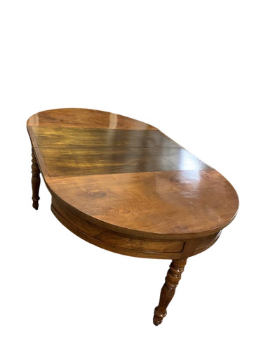 Antico tavolo ovale - , dell'800